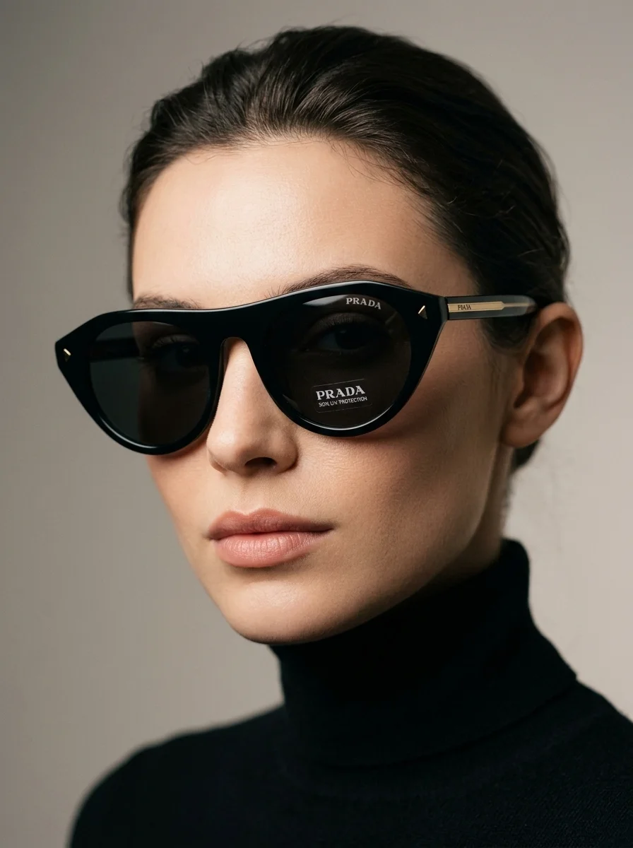 Prada PR-04 modelde (yapay zekâ ile hazırlanmış görsel)
