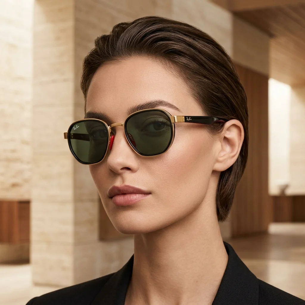 Ray-Ban RB-05 modelde (yapay zekâ ile hazırlanmış görsel)
