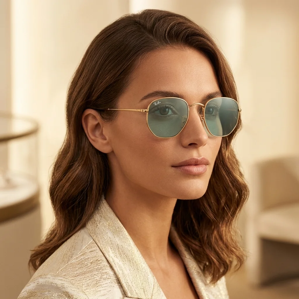 Ray-Ban RB-08 modelde (yapay zekâ ile hazırlanmış görsel)