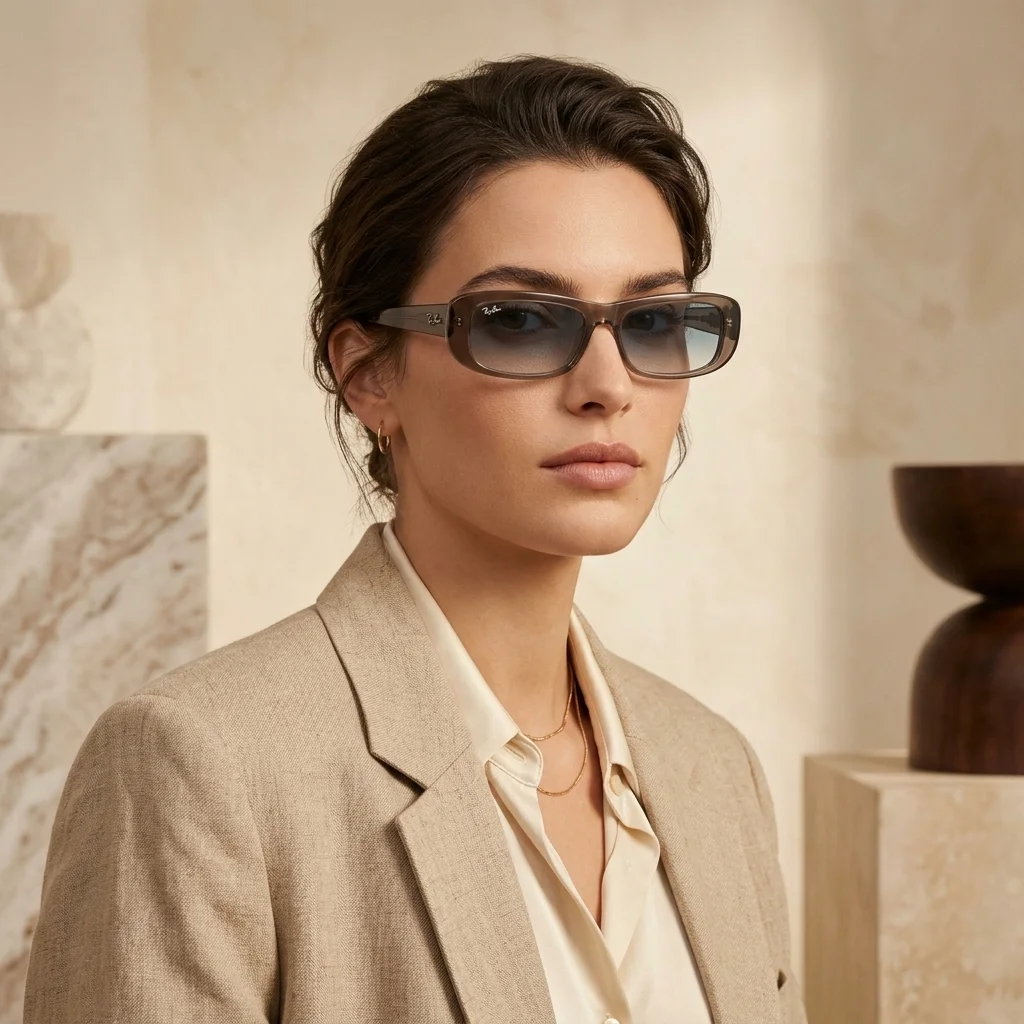 Ray-Ban RB-09 modelde (yapay zekâ ile hazırlanmış görsel)