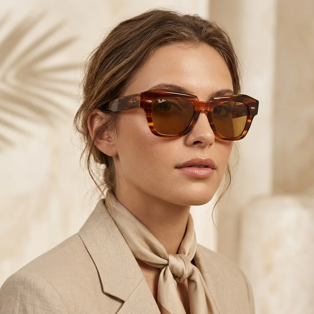 Ray-Ban RB-12 modelde (yapay zekâ ile hazırlanmış görsel)